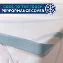 Tempur-Pedic TEMPUR-Adapt + Cooling 3-Inch Twin XL Mattress Topper Luxury Premium Foam, Washable Cover, Cooling Topper, White