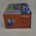 DUMPMAN RV Sewer Hose 15 FT, Sewer Hose for RV Camper RV, Sewer Hose Kit with Swivel Fitting - Includes 90 Degree Clear View Sewer Adapter, and 2 Storage Caps