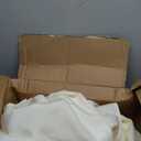 BRILLMAX 4 Pack Ivory Round Tablecloths 132 Inch - Circle Bulk Linen Polyester Fabric Washable Table Cloth Cover for Wedding Reception Banquet Birthday Party Buffet Restaurant