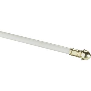 Kenney Fast Fit Cafe Rod 1Pcs 48"-84" Black