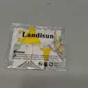 Landisun 24PCS Fruit Fly Traps Yellow Sticky Traps Fungus Gnat Traps Insect Bug Traps for Indoor Outdoor Kitchen Plants Whitefly Mosquitos Fungus Gnats Flying Insects