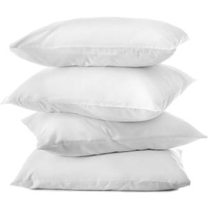 Hudson Comfort 30x30 Pillow Protectors - Waterproof, European Square Zippered Pillow Covers (4 Pack, 30x30 Inch)