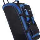 Travelers Club Xpedition 30 Inch Multi-Pocket Upright Rolling Duffel Bag