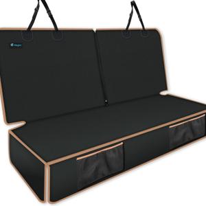 Dog Car Seat Cover for Back Seat, Waterproof PU Leather Bench Seat Covers for Trucks Ford F 150/Ram 1500/Chevy Silverado/GMC Covers, Non-Slip Back seat Pet Cover for Dogs in Car, Easy to Use and Clean Dog Car Seat Cover for Back Seat, Waterproof PU Leather Bench Seat Covers for Trucks Ford F 150/Ram 1500/Chevy Silverado/GMC Covers, Non-Slip Back seat Pet Cover for Dogs in Car, Easy to Use and Clean