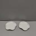 Spoon Rest for Stove Top, Ceramic Spoon Holder for Counter, Modern Farmhouse Decor Accessories for Spatula, Spoons or Tongs (Flower Shape, E-2 Pack)