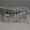 NAT & Jules Honeycomb Black Iron Metal Tabletop Wine Rack, Large - Perfect for Kitchen Countertop, Pantry or Cabinets Display or Storage - Holds 12 Bottles, Black