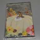 EMMTEEY Fall Placemats Set of 4,18X12 Inch Orange Autumn Leaf Placemats Linen Disposable Table Mats Washable for Kitchen Dining Table Dcor (Maple Leaves-5)