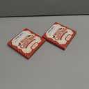 2 x KILYHOME Duck Christmas Ornament 2025 - "Honking Through Snow Ceramic Ornament, Cute Goose Decoration - Rustic Animal Decor, Duck Xmas Holiday Keepsake, Ideas for Goose Lovers