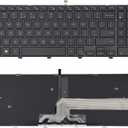 New Laptop Notebook Replacement Keyboard with Backlit Compatible with Dell Inspiron 15 3000 3541 3542 5547 Black US Layout
