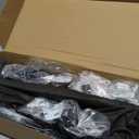 Matte Black Bathroom Towel Bar Set, 14-Piece Stainless Steel Hardware Bathroom Accessories, 16" and 24" Towel Racks for Bathroom Walls