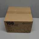 C9 LED Christmas Lights Outdoor, 66 Feet 100 LED Strawberry String Lights with 100 Spring Clamps, Waterproof Commercial Grade Extendable for Outside Roofline Patio Home Xmas Decoration, Pure White