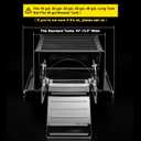 Turtle Topper Basking Platform for Aquatic Turtles 10/20/29/55 Gallon Tank, Aquatic Reptile Ramp Dock, Terrace, Accessories