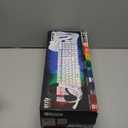 Gaming Keyboard and Mouse and Gaming Headset & Mouse Pad, Wired LED RGB Backlight Bundle for PC Gamers Users - 4 in 1 White Edition Hornet RX-250