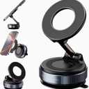 ArmiX 360 Foldable Magnetic Phone Mount  Ultra Strong Suction & Magnet, Hands-Free Car & Desk Holder, Case-Friendly, Adjustable 360 Rotation, Universal for iPhone & Android