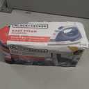 BLACK+DECKER Easy Steam Compact Iron for Clothes, Automatic Shutoff, Nonstick Plate, Light Weight, 1200 Watts (Standard)