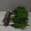 20 Pcs Christmas Norfolk Pine Branches with Lights 18" 8 Artificial Norfolk Stems 8 Branches with Pinecone 4 Lighted Stems for Vases Xmas DIY Garland Wreath Home Centerpiece Table Decorations