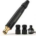 High Pressure Car Wash Nozzle – 2026 Upgraded Garden Hose Sprayer with Quick Connect, Adjustable Mist to Jet, No-Leak Seal & Anti-Slip Grip. Suitable for 1/2-inch hoses. Ideal for cars, plants, pets.