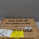US Weight 40 Pound Umbrella Base - Weighted Umbrella base For Use With Patio Table Heavy Duty Base- Made in the USA