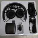 Hearing Amplifier Rechargeable Hearing Device with Standard Headphone Personal Sound Amplifier PSAP for Ears,Seniors,Directional Microphone (black)