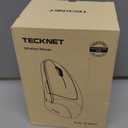 TECKNET Ergonomic Mouse, Rechargeable 2.4G+Bluetooth Vertical Mice 6 DPI Adjustable, Wireless Optical Carpal Tunnel Mouse Right Hand, Multi Device for Laptop, PC, Computer, MacBook, iPad - Black