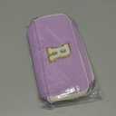 GIFTOXO Pencil Case for Girls Women, Initial Pencil Pouch with Zipper, Cute Pencil Bag for School Supplies, Aesthetic Pen Case Box for Kids Teen Girls - A(Purple)