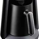 Arzum Okka Minio Automatic Turkish/Greek Coffee Machine, USA 120V Ul, black/Silver,4 cups (Compact)