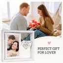 Engagement Gifts for Couples 2026, Gifts for Newly Engaged Couples, Happy Engaged Picture Frame, Engagement Gift for Newly Engaged Best Friends Him Her Bride to Be Fiance Women Photo Frame 4"x6"