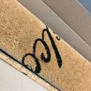 Kempf Welcome Coco Coir Doormat, 18" x 30", Cursive Script Design, Natural Fiber Front Door Mat with Vinyl Non-Slip Backing, 0.5" Thick