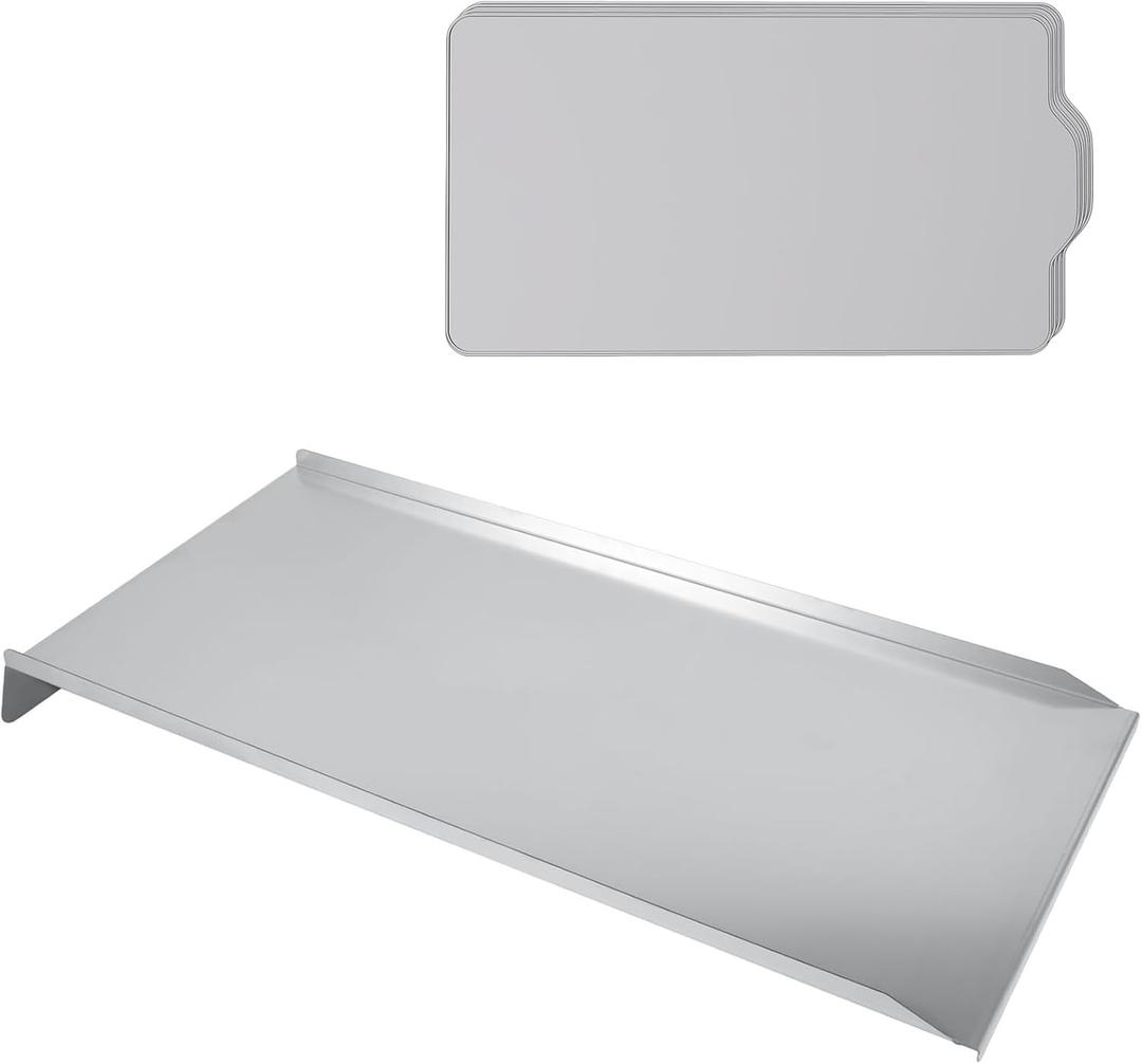 DELSbbq BAC780 Drip Pan for Traeger Pro 780 Series Smoker Grills, BAC780 Heat Baffle Diffuser for Traeger 780 Pro Grill Assossories, Grease Drip Tray for Traeger Grill Accessory (28.75'')