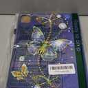 Case for iPad Pro 11 Inch (M5) 2025 / (M4) 2024, Auto Wake/Sleep Supports Pencil Pro and Pencil(USB-C) Flip Wallet Shockproof Cover, Diamond Butterfly