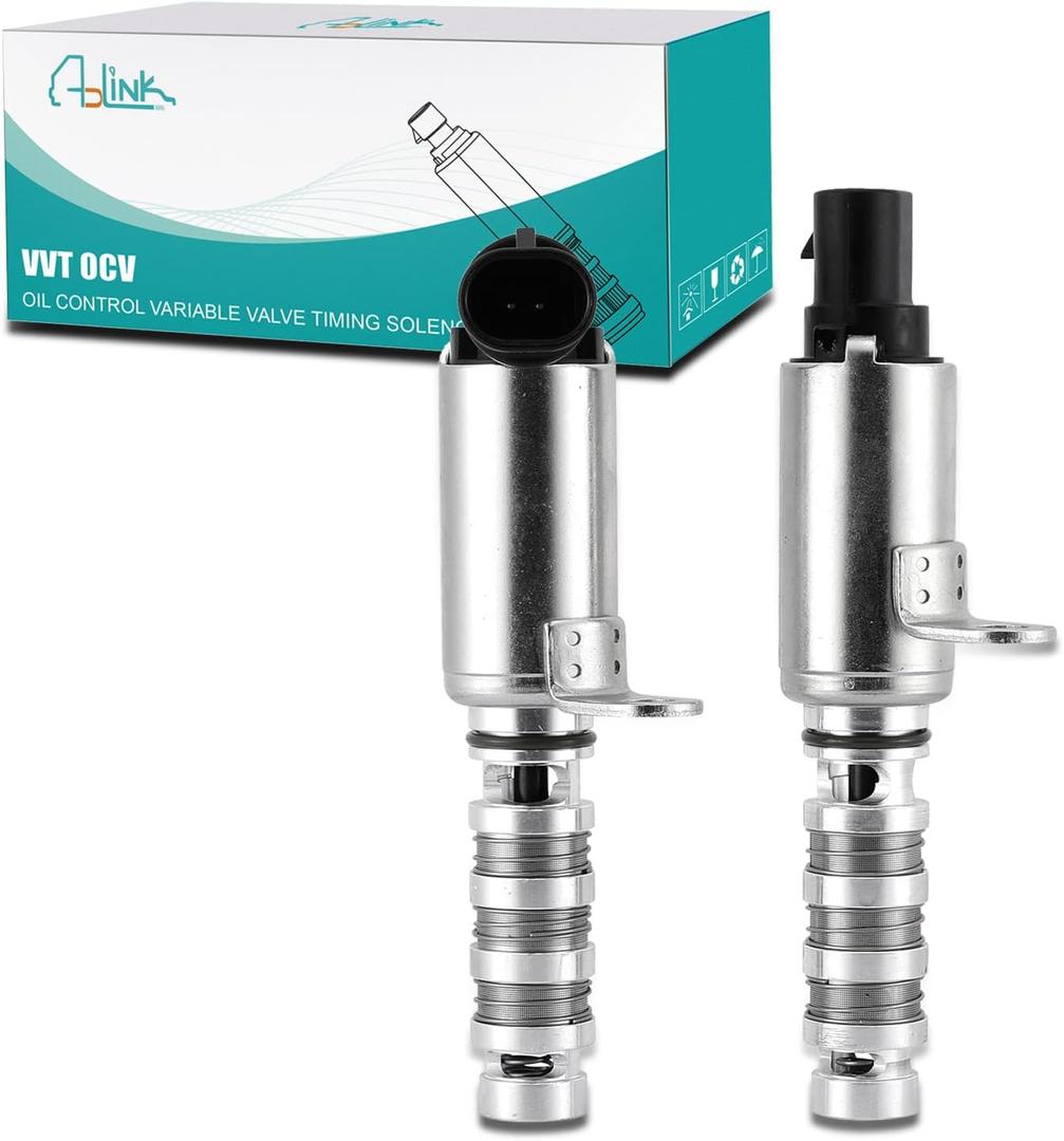 2 PCS 24375-2E100 24355-2E100 OCV Oil Control Variable Valve Timing VVT Solenoid (1.8L 2.0L) For 2012-2021 Hyundai Elantra Coupe GT Kona Sonata Tucson Veloster,For Kia Forte Koup Forte5 Optima Soul
