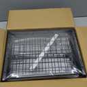 REALINN Under Sink Organizer, Pull Out Cabinet Organizer Slide Out Sink Shelf Cabinet Storage Shelves, Storages for Kitchen Bathroom, Black, 2 Pack