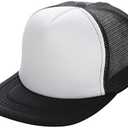 Vintage Foam Trucker Hat 2 Tone - White / Black