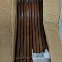 Nature Smile Wooden Coat Hangers Solid Wood Shirt Dress Clothes Hangers(10pcs Retro)