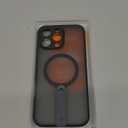 TORRAS Upgraded 360 Rotable Stand Magnetic Case for iPhone 16 Pro Max Case, Full Camera Protection, Fit for MagSafe,16FT Mil-Grade Drop Protection for iPhone 16 Pro Max (6.9"), Black Titanium