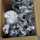 1 Inch Curtain Rods for Windows Extra Long 120 to 240 Inch Standard Decorative Window Curtain Rod Set with Brackets for bathroom Kitchen Bedroom Window, Extra Long curtain rod Black