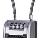 Master Lock High Capacity Key Lockbox, Combination Dial, Removable Cable