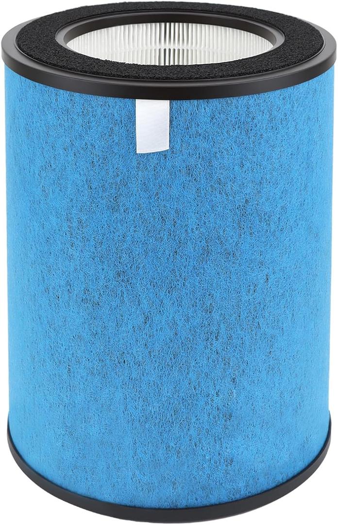 HP302 NeverChange Filter Compatible with Shark HP305 UA1450 HP300 HP200 HC502 UA1450 Air Purifier MAX Air Purifier, Replace Part #HE2FKBAS, #HE2FKBASMB (1 Pack)