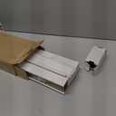 DEZ FURNISHINGS Cordless 2" Signature Faux Wood Blind, 31" W x 72" H, Embossed White