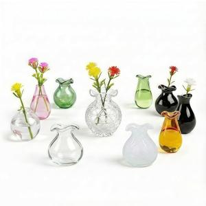 10-Pack Magnetic Mini Glass Vases Set with 30+ Flowers  Slam-Proof Strong Magnet for Fridge, Locker & Office Decor  Crystal Clear Bud Holders for Propagation for Women