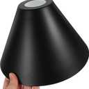 DOITOOL Wrought Iron Lampshade 7.8 Inch Industrial Pendant Light Shade Decorative Replacement for Table Lamp and Wall Sconce Minimalist Hanging Light Fixture