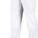 Champro Boys MVP Open Bottom Relaxed Fit Baseball Pants (Medium, White)