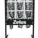 ZELUS Baseball Net with Target Pockets, Pitching Net with Strike Zone, Portable Pitcher Trainer Net, Height Adjustable Softball Baseball Training Equipment for Hitting and Pitching