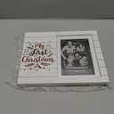 Juvale My First Christmas Picture Frame for 4x6 and 5x7 Inch Photos Photo Frame (9.8 x 7.8 In)
