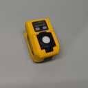 Azocek 220W Power Inverter Compatible with Dewalt 20V Battery, DC 20V to AC 110V Portable Power Station with 1 AC Outlet, 2 USB Ports & 1 TypeC Fast Charging, 400LM LED Work Light