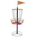 Hathaway 6-Player Disc Golf Set for Family – Frisbee Golf Basket with Weighted Discs, Sturdy Pole & Base, Chains, Anchors, Flag, Carry Bag – Complete Frisbee Golf Discs Set