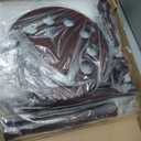 Pool Stick Holder Billiard Cue Rack Holds 10 Sticks Floor Stand,Burgundy