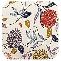 Hyha Couch Covers, Chair/Sofa Covers, Floral Pattern, Stretch, Printed, 2 Pieces, Armchair Slipcover, Separate Couch Cushion Slipcover, Furniture Protector for Dogs(Armchair, Vintage Flower) (Small, Beige)