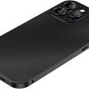 Black Plastic iPhone Case with Cam Protector (No Model)