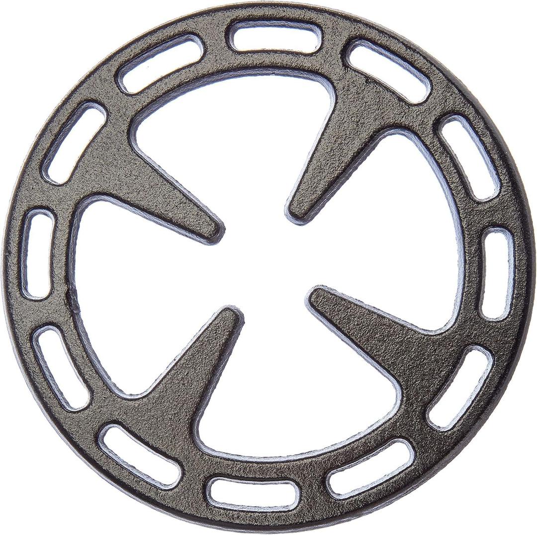 Ilsa Cast Iron Gas Stove Ring Reducer 4.75 Inch, Black, Small Pan for Small Cookware